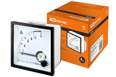 TDM ELECTRIC SQ1102-0074 Амперметр А72П  10А-1.5 TDM
